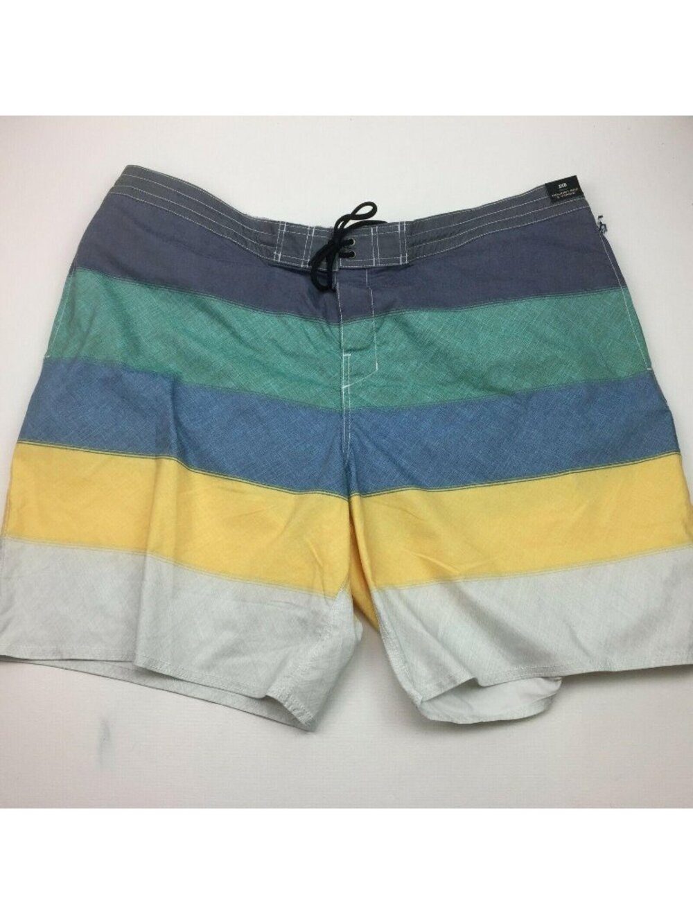 Roundtree & Yorke Men's Swimwear Board Shorts Green Blue Navy White Size 2XB